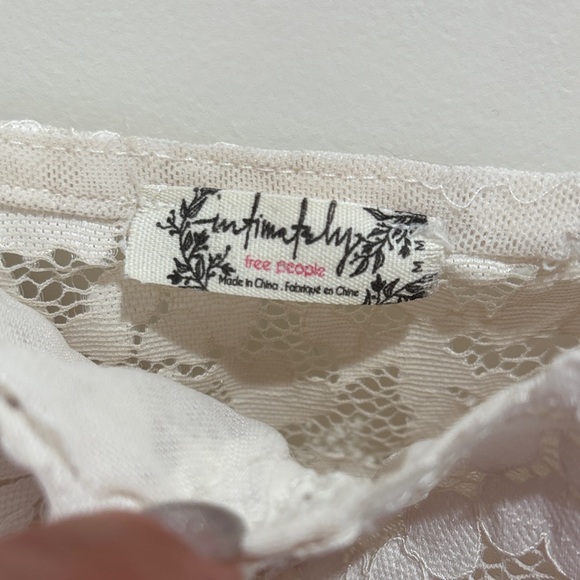 Free People Lace Bralette in Cream - Picture 2 of 3